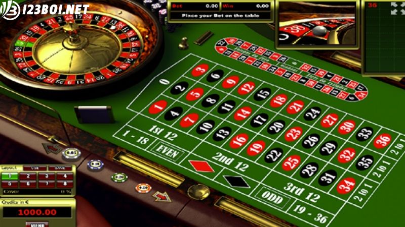 Hướng dẫn chi tiết cách đặt cược khi chơi Roulette online 123B03